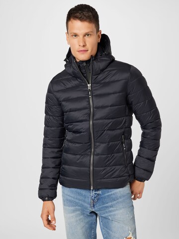 Superdry Between-Season Jacket 'Fuji' in Black: front