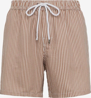 Boggi Milano Badeshorts i brun: forside