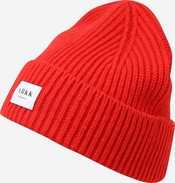 ARKK Copenhagen Beanie in Red: front