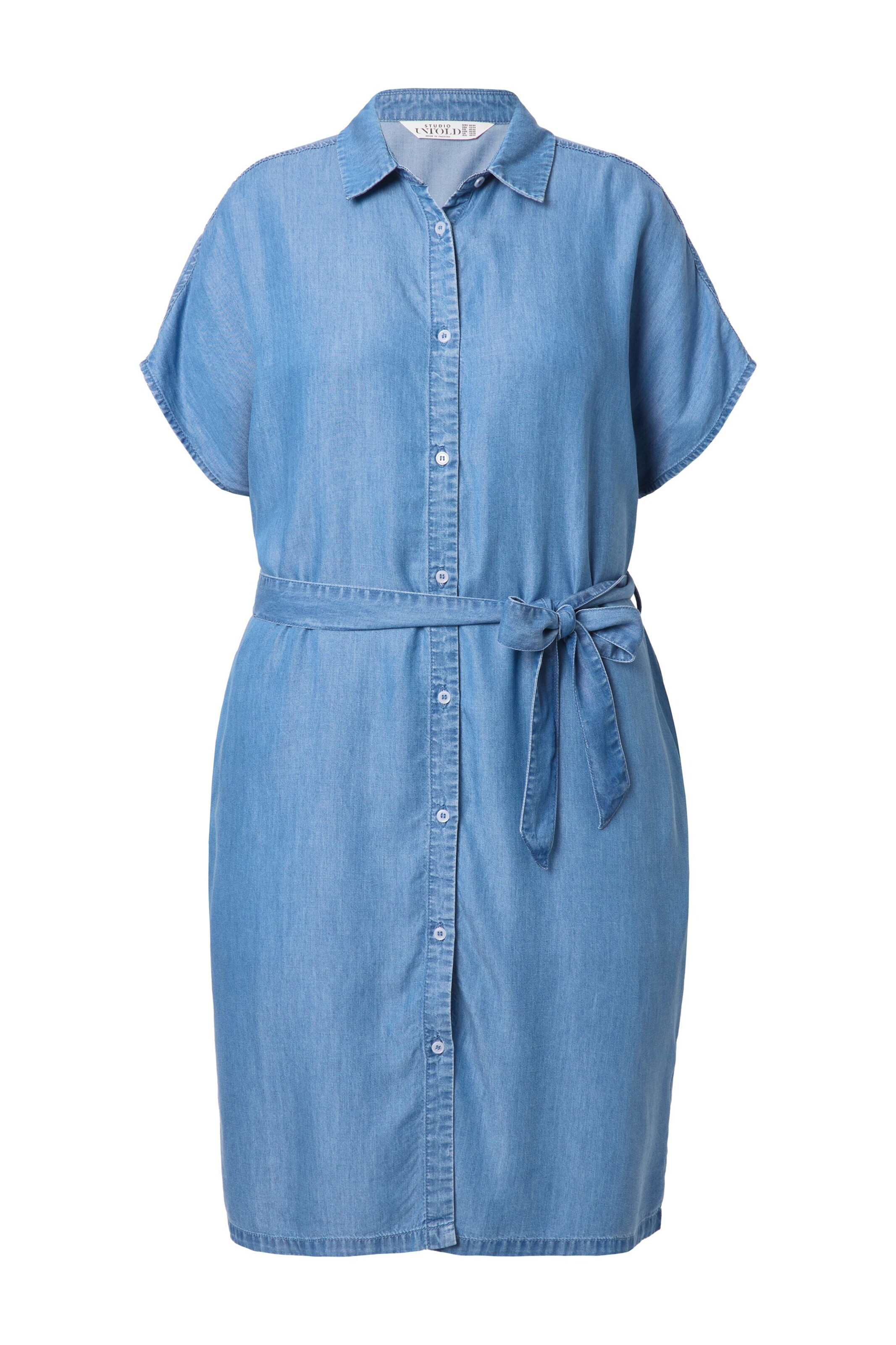 Studio Untold Blousejurk in Blauw: voorkant