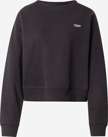 Sweat-shirt Tommy Jeans en noir : devant