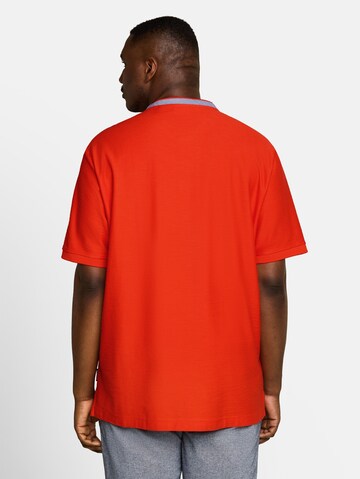 TOM TAILOR Men + Poloshirt in Orange