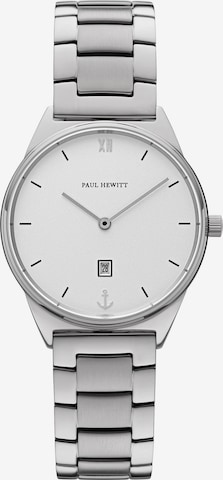 Paul Hewitt Analog Watch in Silver: front