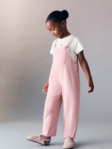 MANGO KIDS Regular Dungarees 'CLAIRE' in Pink