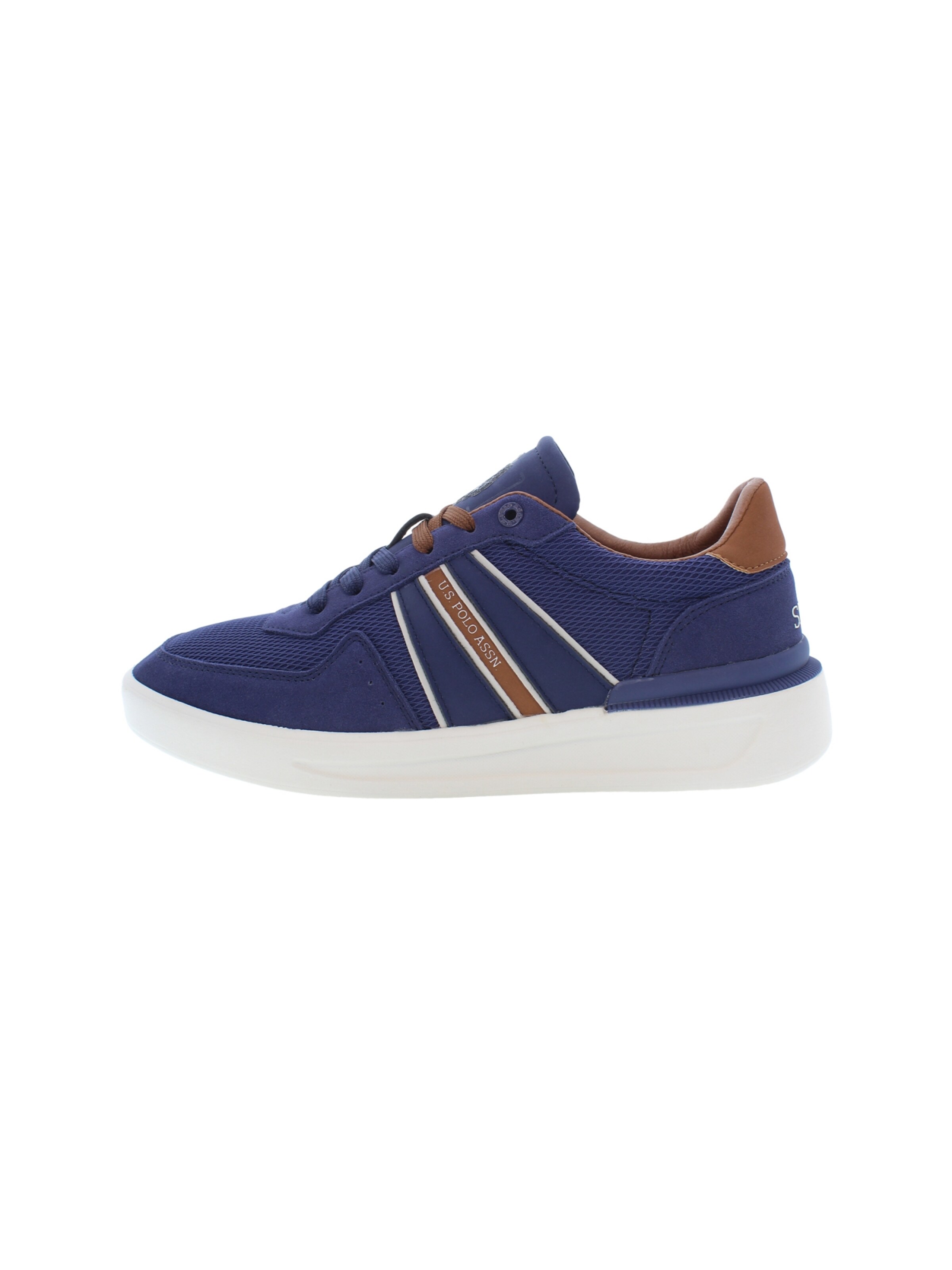 Sneaker bassa 'Nate' di U.S. POLO ASSN. in blu: frontale