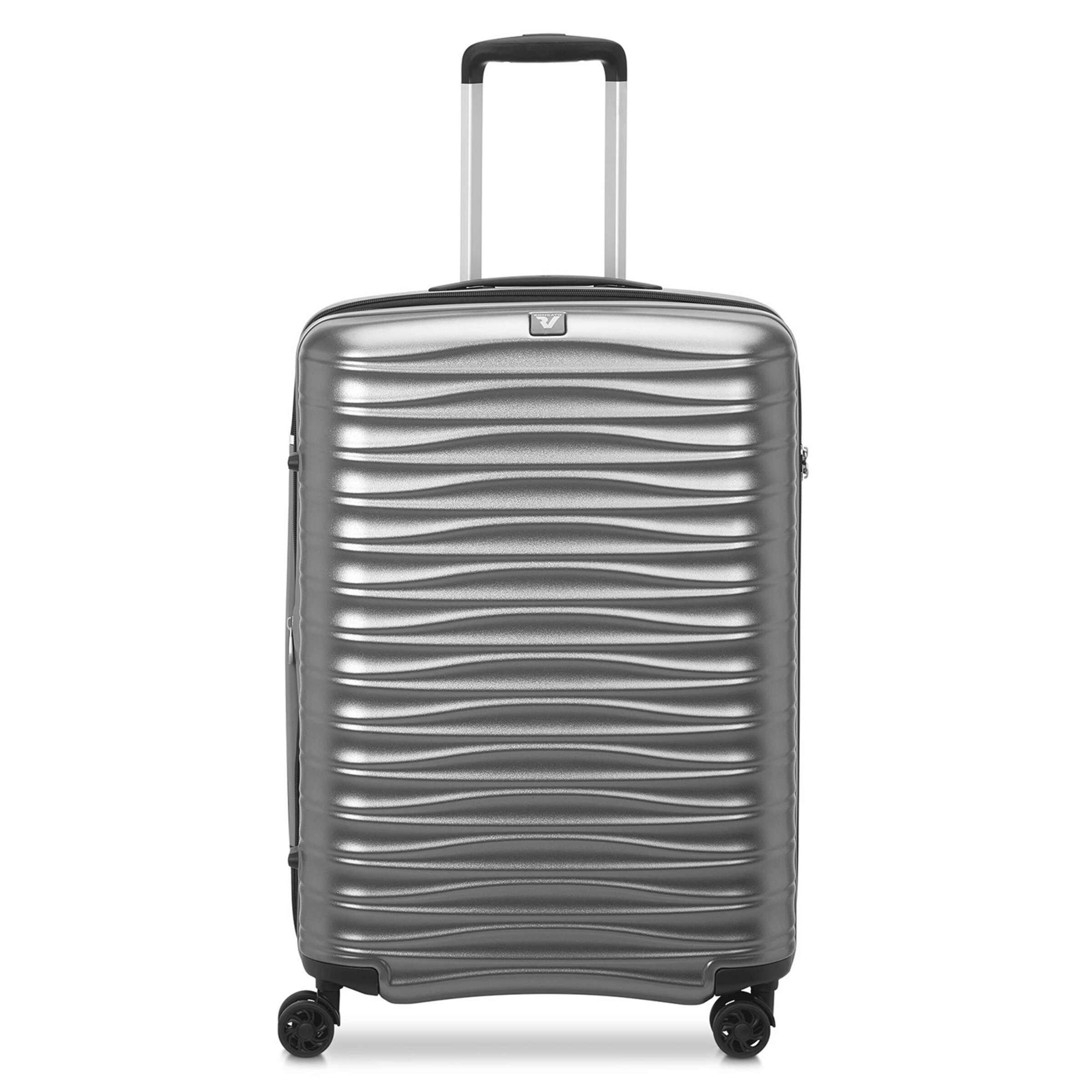 Roncato Trolley in Silber: Vorderseite