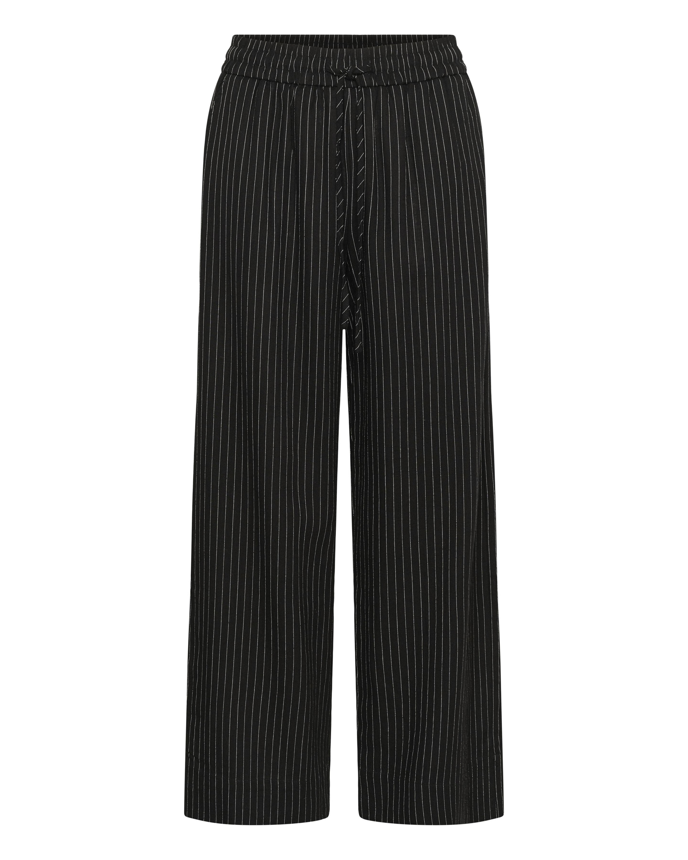 My Essential Wardrobe Pants 'Jannie' in Black: front