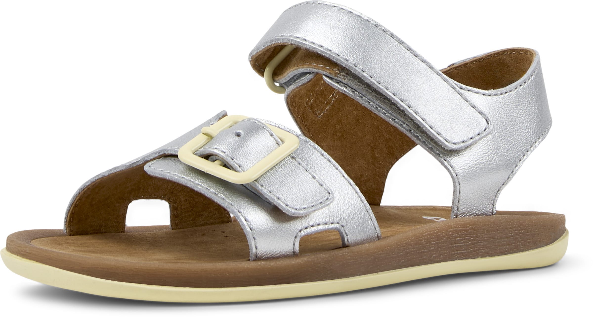 CAMPER Sandalen ' Bicho Kids ' in Zilver: voorkant