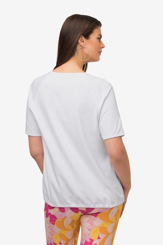 T-shirt oversize Ulla Popken en blanc