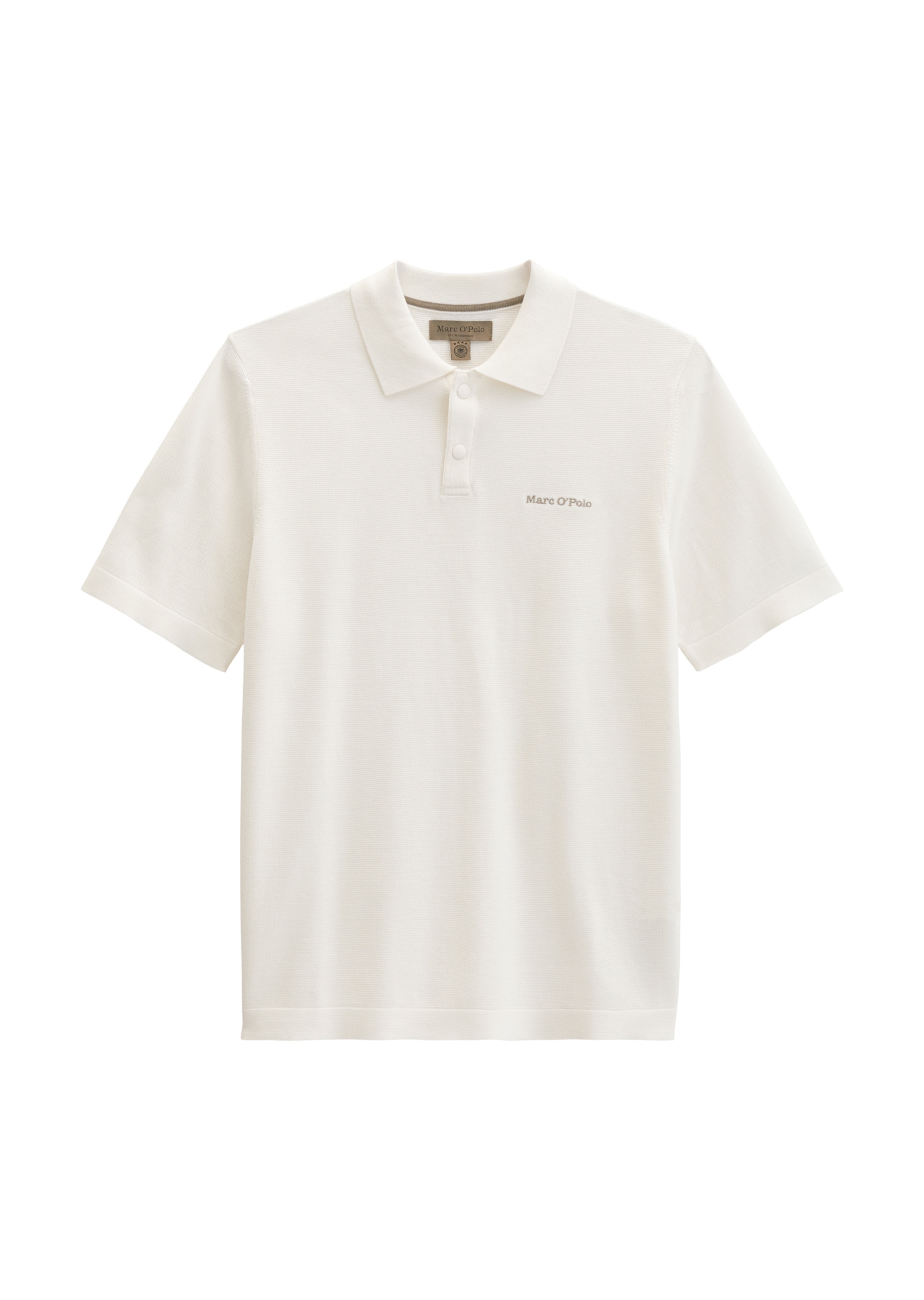 T-Shirt Marc O'Polo en blanc : devant