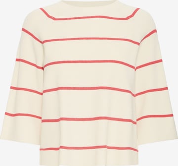 ICHI Pullover i hvid: forside