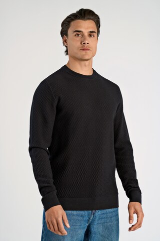 Lindbergh Pullover in Schwarz: Vorderseite