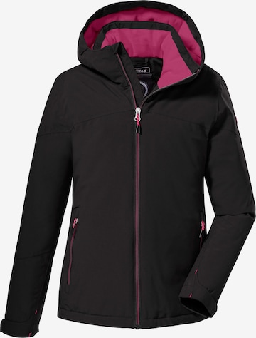 KILLTEC Outdoor jacket in Black: front