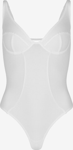 OW Collection Bodysuit 'BEA' in White: front