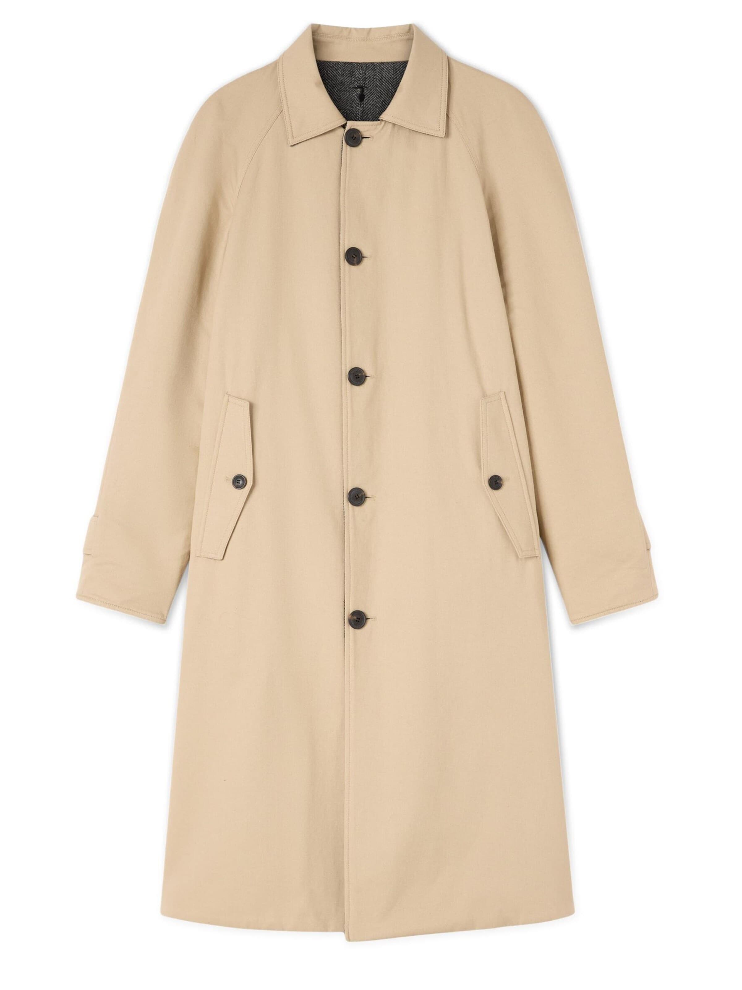 Manteau d’hiver Trussardi en beige : devant