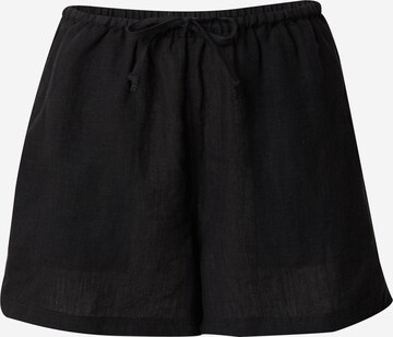 ABOUT YOU x Marie von Behrens Loosefit Shorts 'Fanny' in Schwarz: predná strana