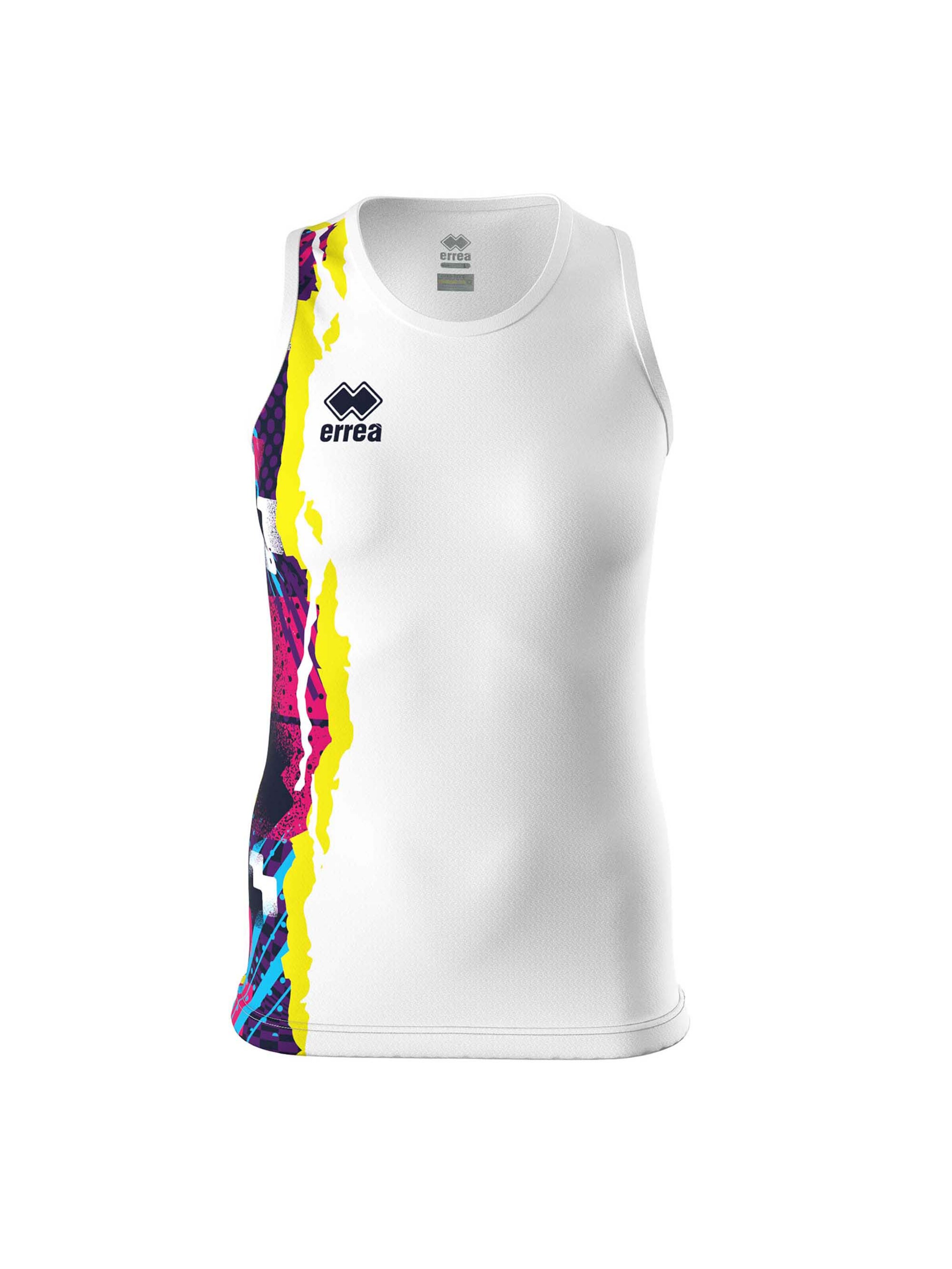 Errea Sporttop ' Pamela Padel ' in Weiß: Vorderseite