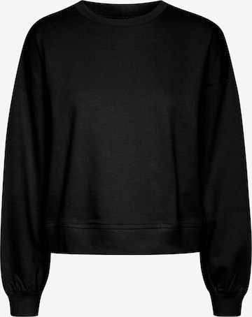 ICHI Sweatshirt 'IHVEA' in Zwart: voorkant