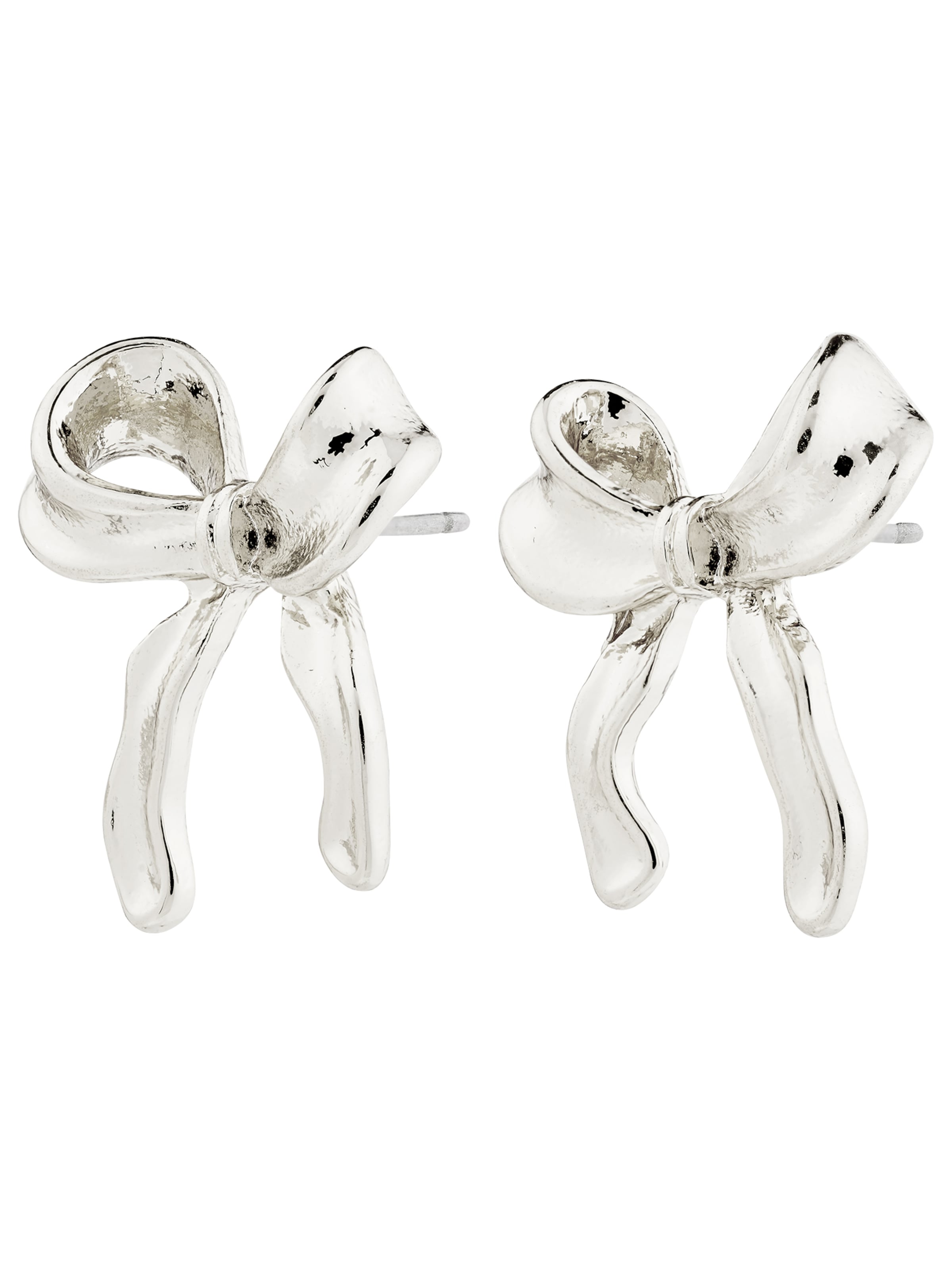 Pilgrim Σκουλαρίκια 'Cassian' σε ασημί: μπροστά