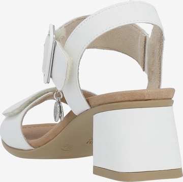 REMONTE Remienkové sandále - biela