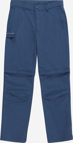 VAUDE Regular Outdoor broek 'Detective' in Blauw: voorkant