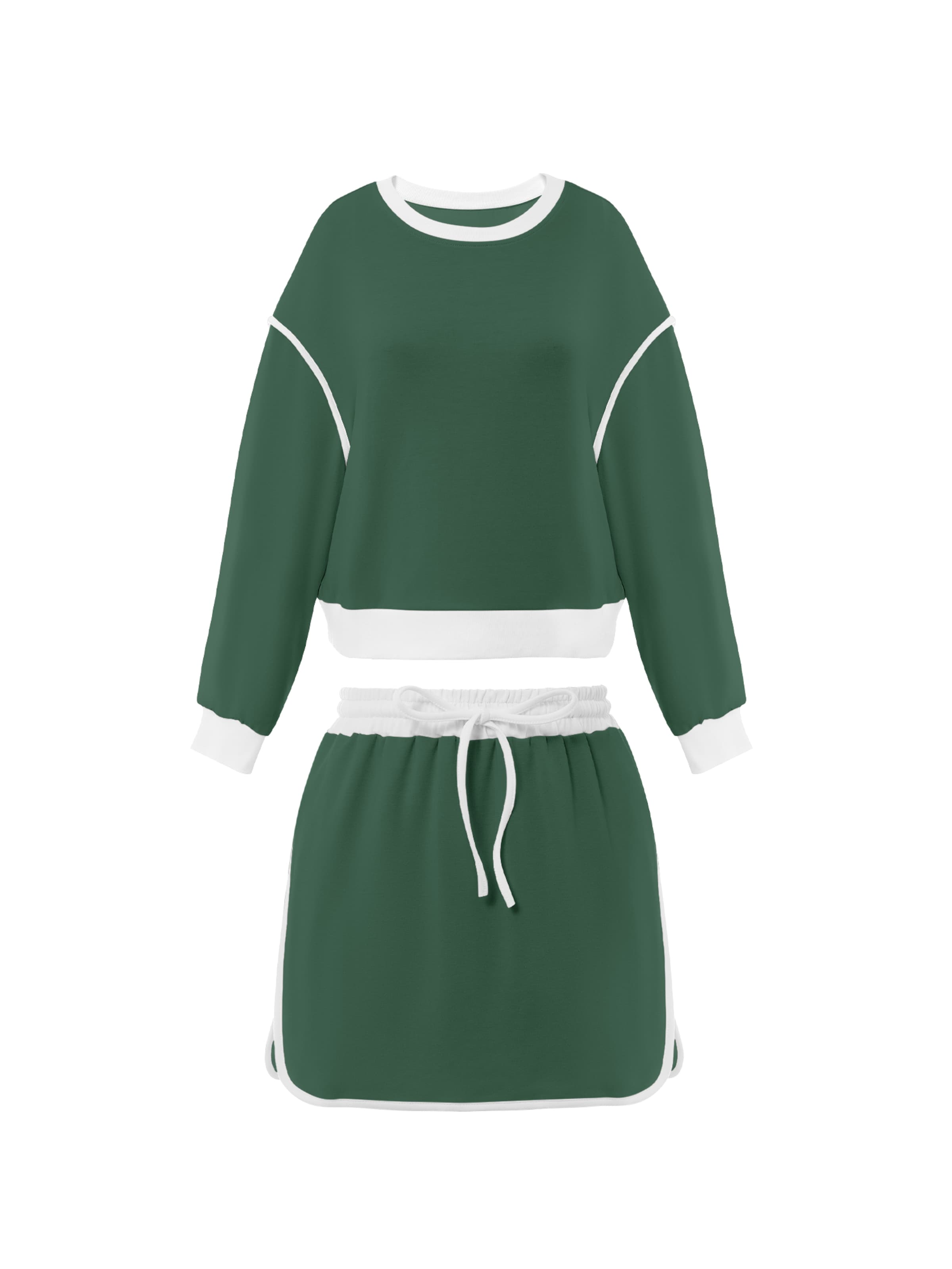 Haine de casă de la Imily Bela pe verde: față