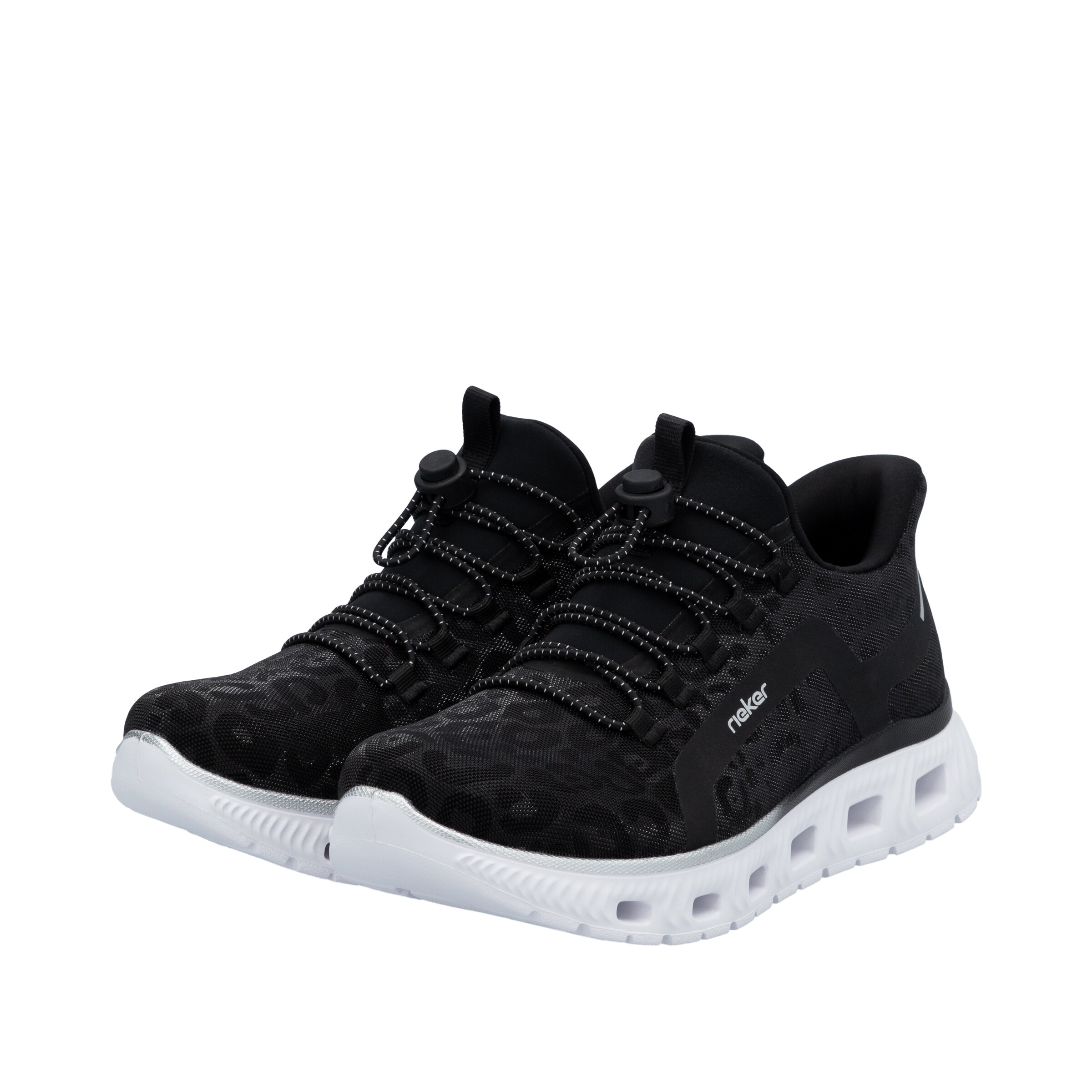 Rieker Sport Platform trainers in Black