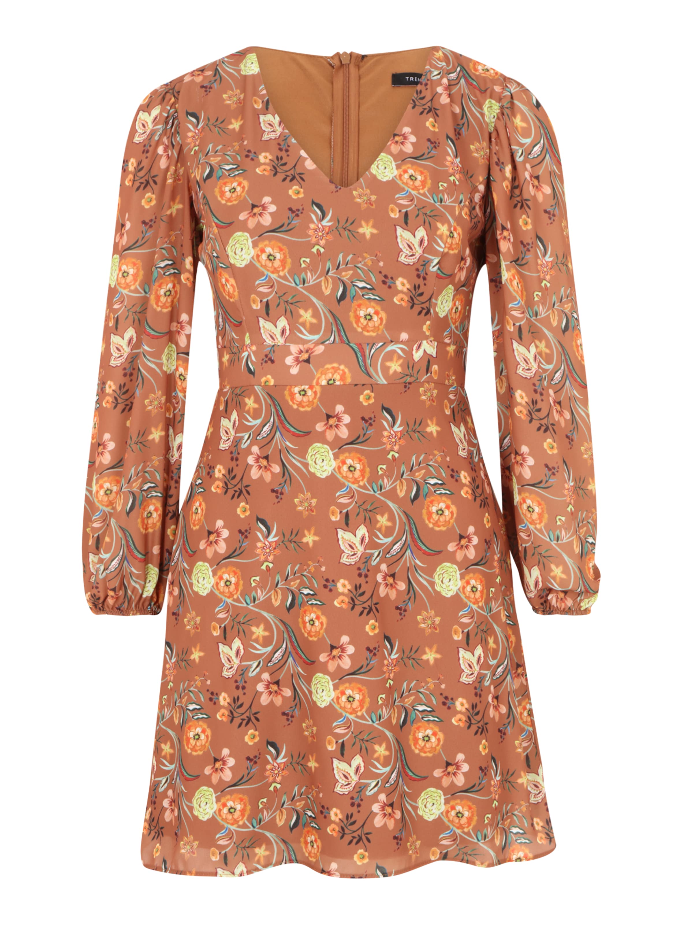 Trendyol Petite Dress in Brown: front