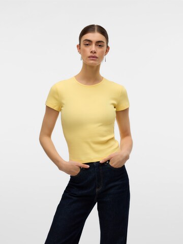 Maglietta 'VMCHLOE' di VERO MODA in giallo: frontale