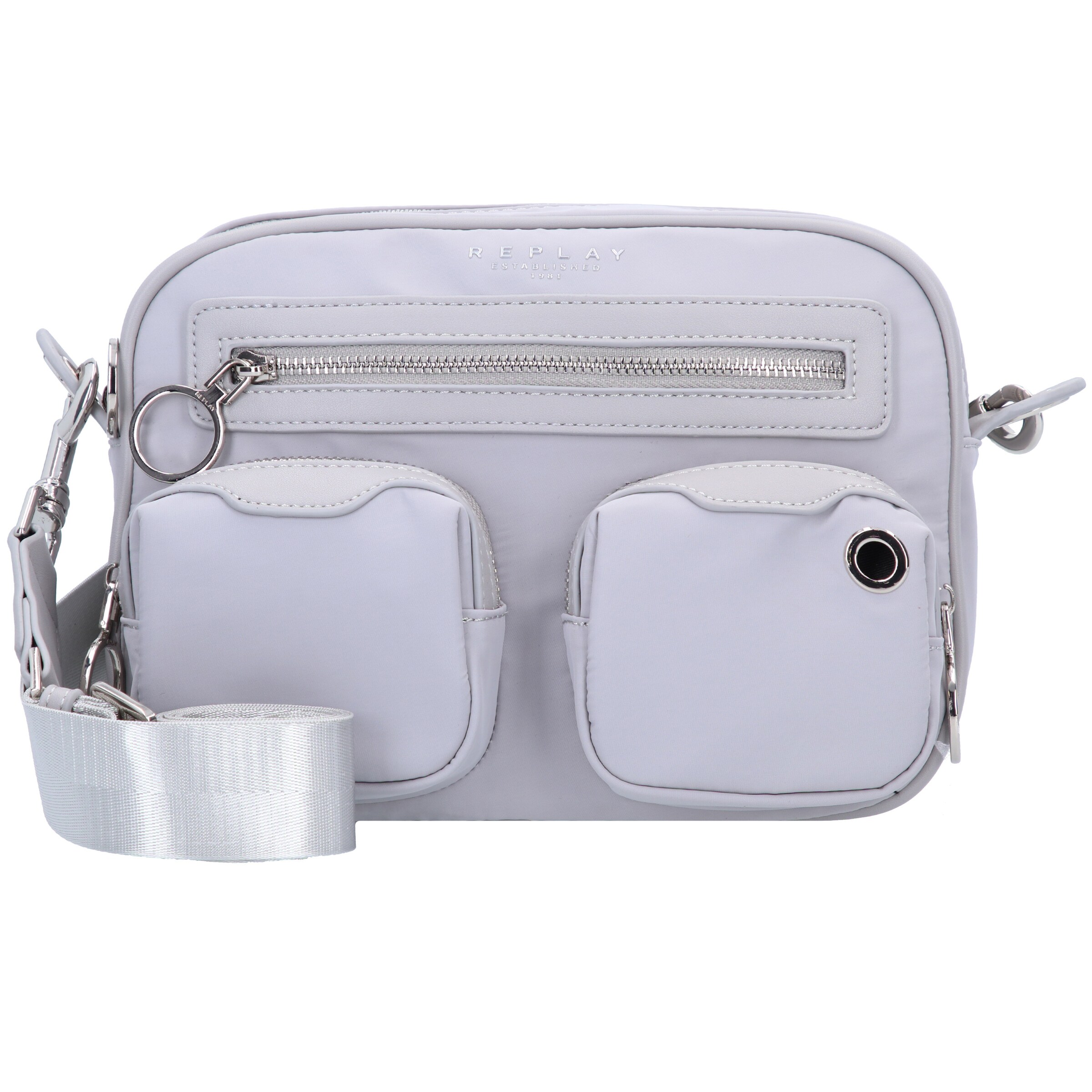 Sac à bandoulière REPLAY en gris : devant