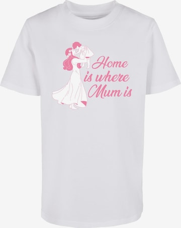 ABSOLUTE CULT Shirt 'Mother's Day - Home Mum' in Wit: voorkant