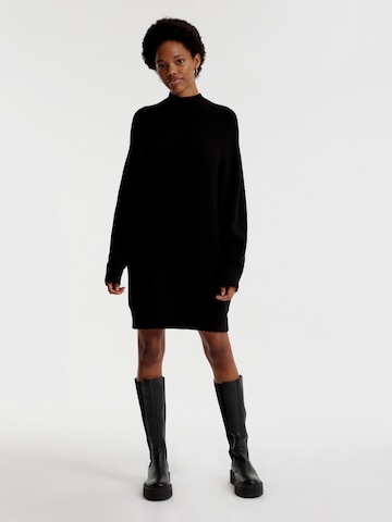 EDITED Knitted dress 'Invidia' in Black