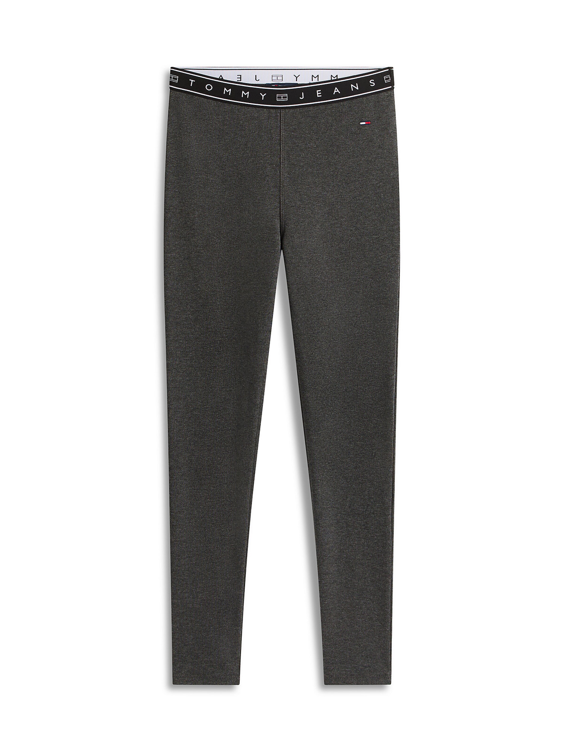 Tommy Jeans Leggings in Grau: Vorderseite