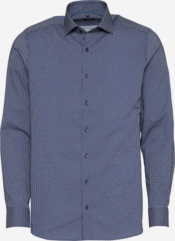 Coupe slim Chemise OLYMP en bleu : devant