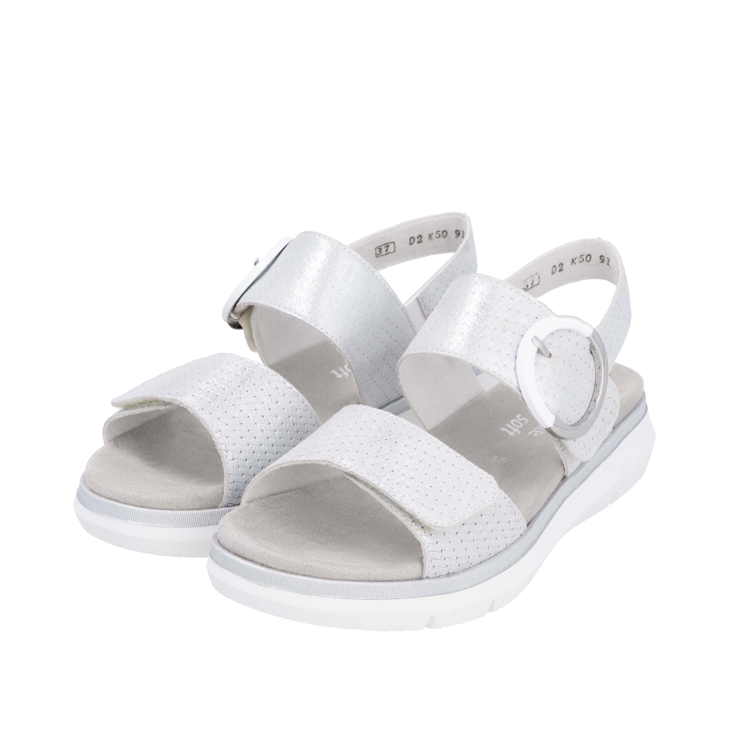 REMONTE Strap Sandals in Silver