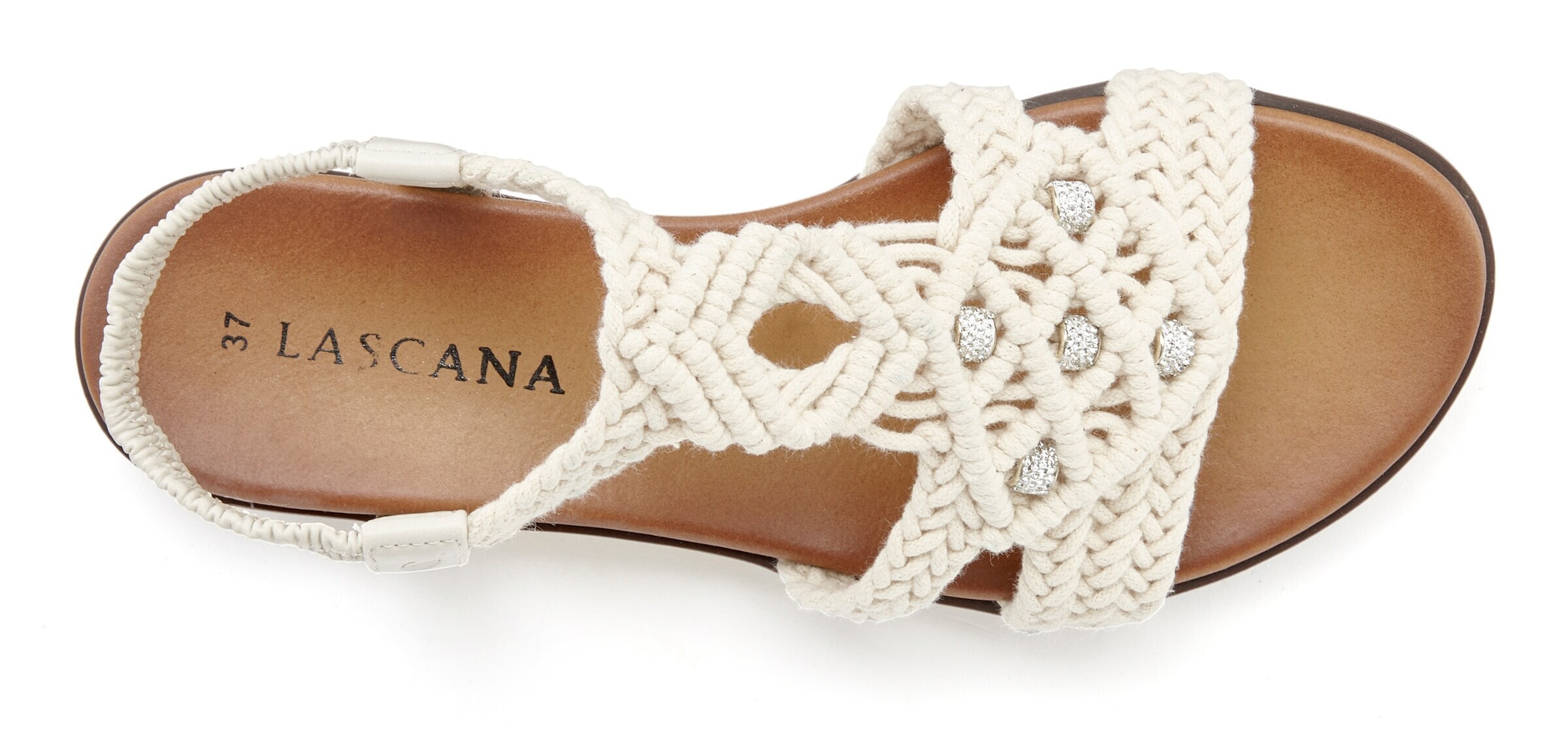 LASCANA Remienkové sandále - Biela