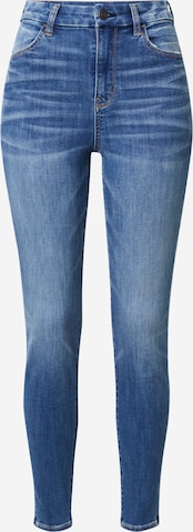 American Eagle Skinny Jeans in Blue: front