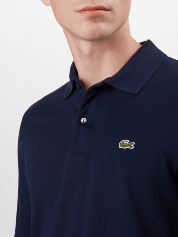 LACOSTE Klasický střih Tričko – modrá