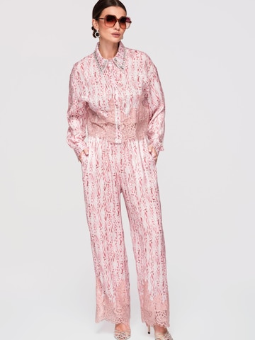 Ombre Wide leg Broek in Roze