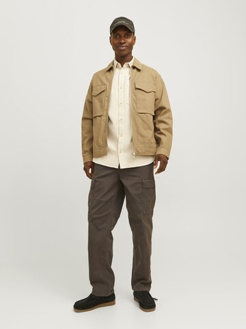 JACK & JONES Loosefit Cargobukser 'JJKarl Harlow' i brun