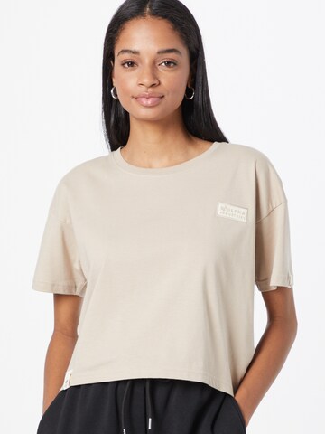 ALPHA INDUSTRIES T-Shirt in Beige: predná strana