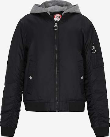 myMo ROCKS Jacke in Schwarz: Vorderseite