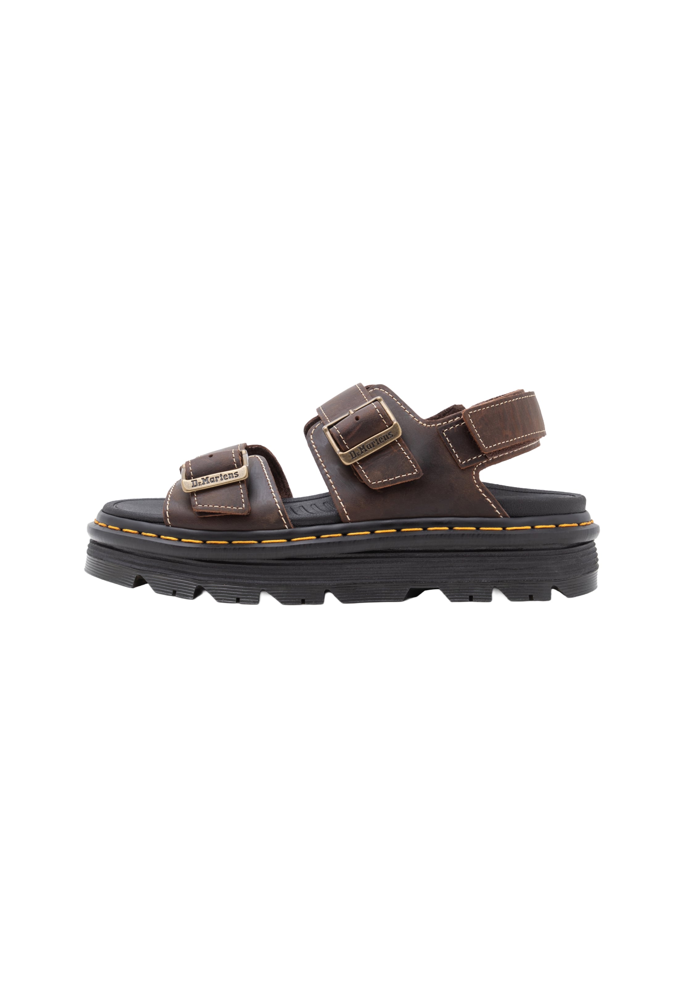 Dr. Martens Sandales 'ZebZag' en 36 en brun foncé, Vue avec produit