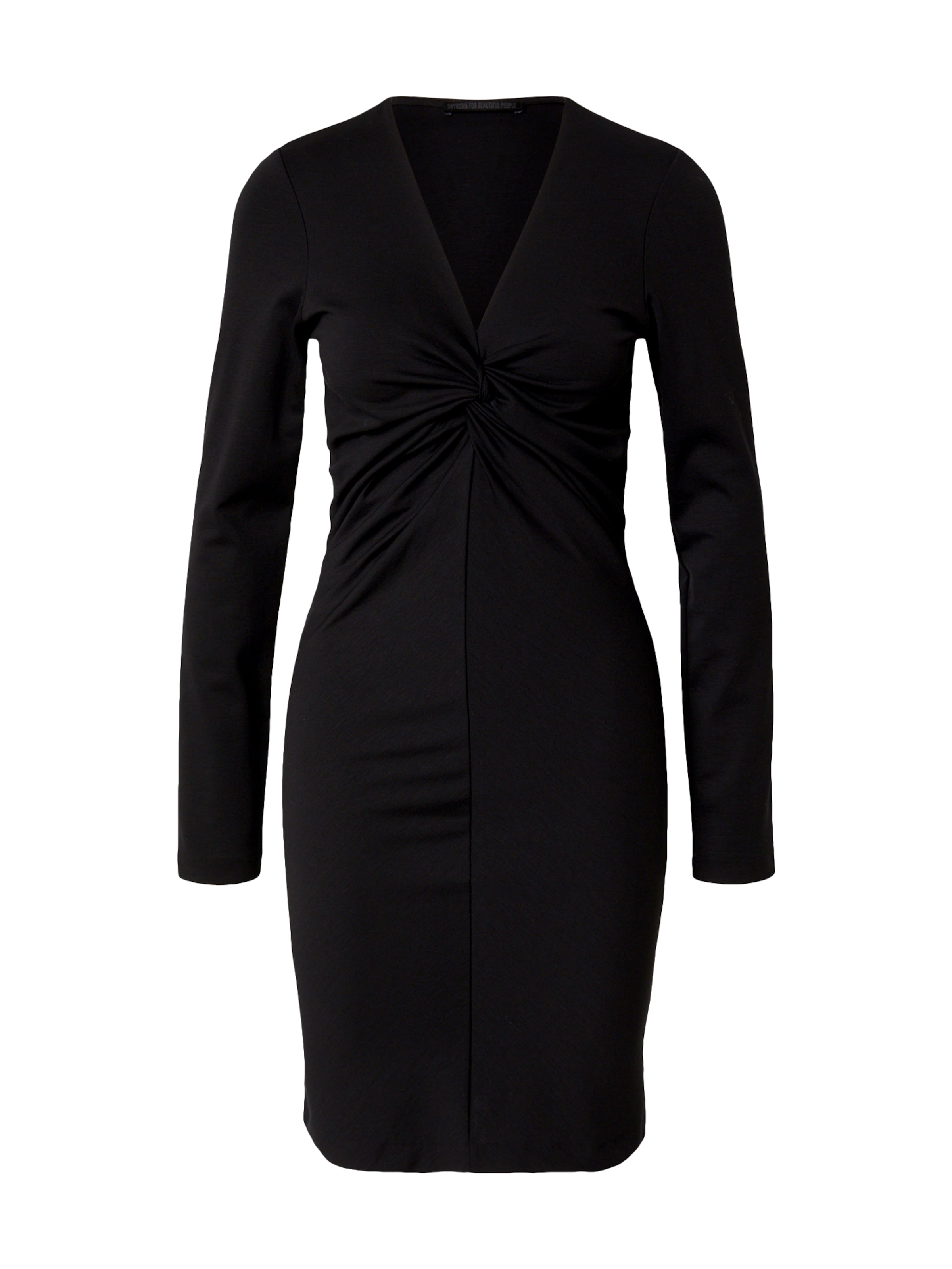 DRYKORN Šaty 'HALY' – černá: přední strana