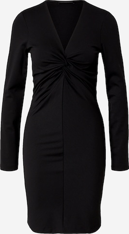 juoda DRYKORN Suknelė 'HALY': priekis