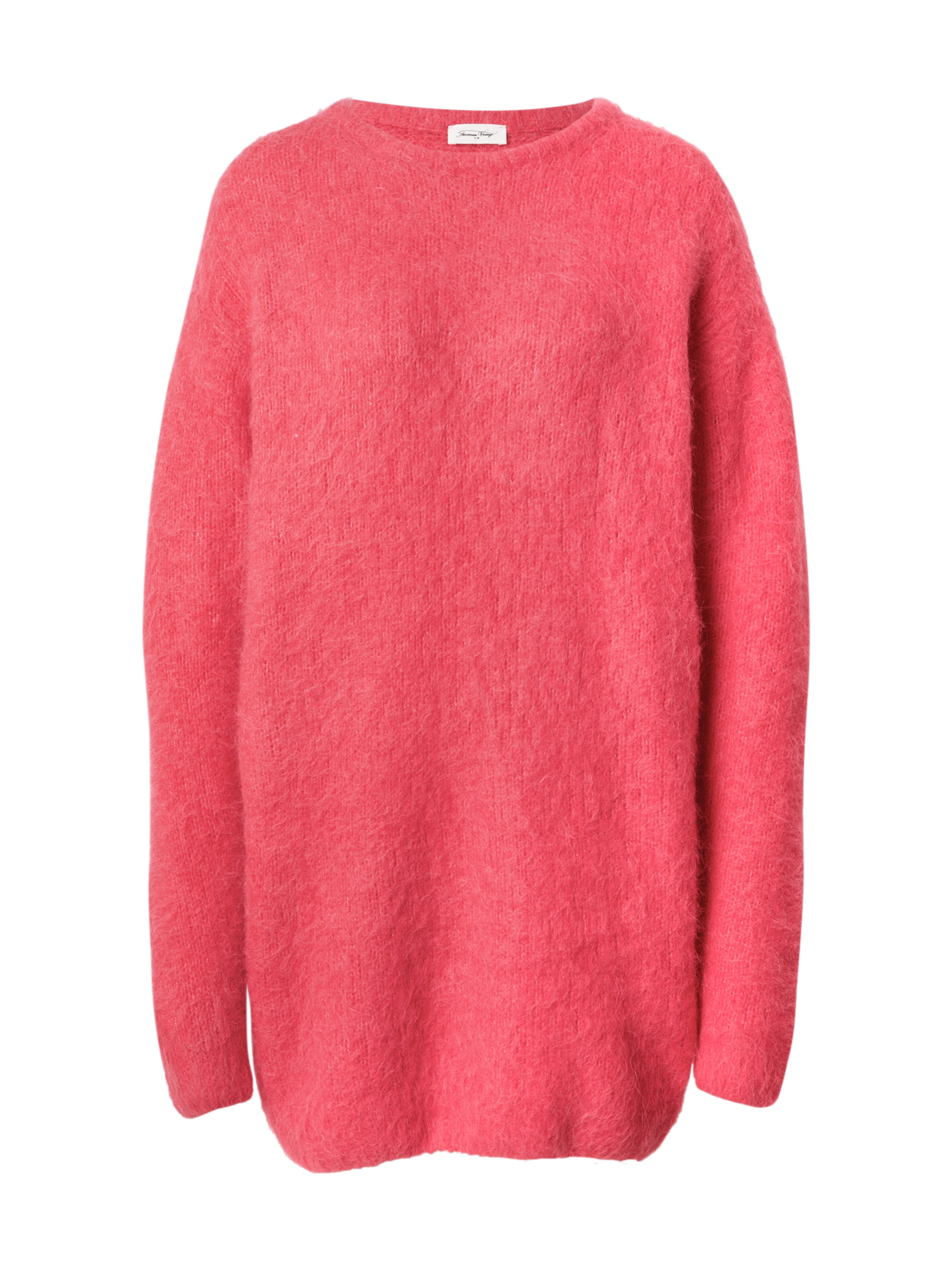 AMERICAN VINTAGE Pletené šaty 'NIBY' - Červená: predná strana