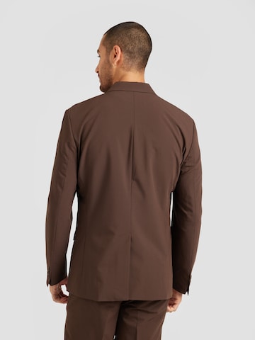 JACK & JONES Slim fit Blazer 'JPRBUSHWICK HARRY' in Brown
