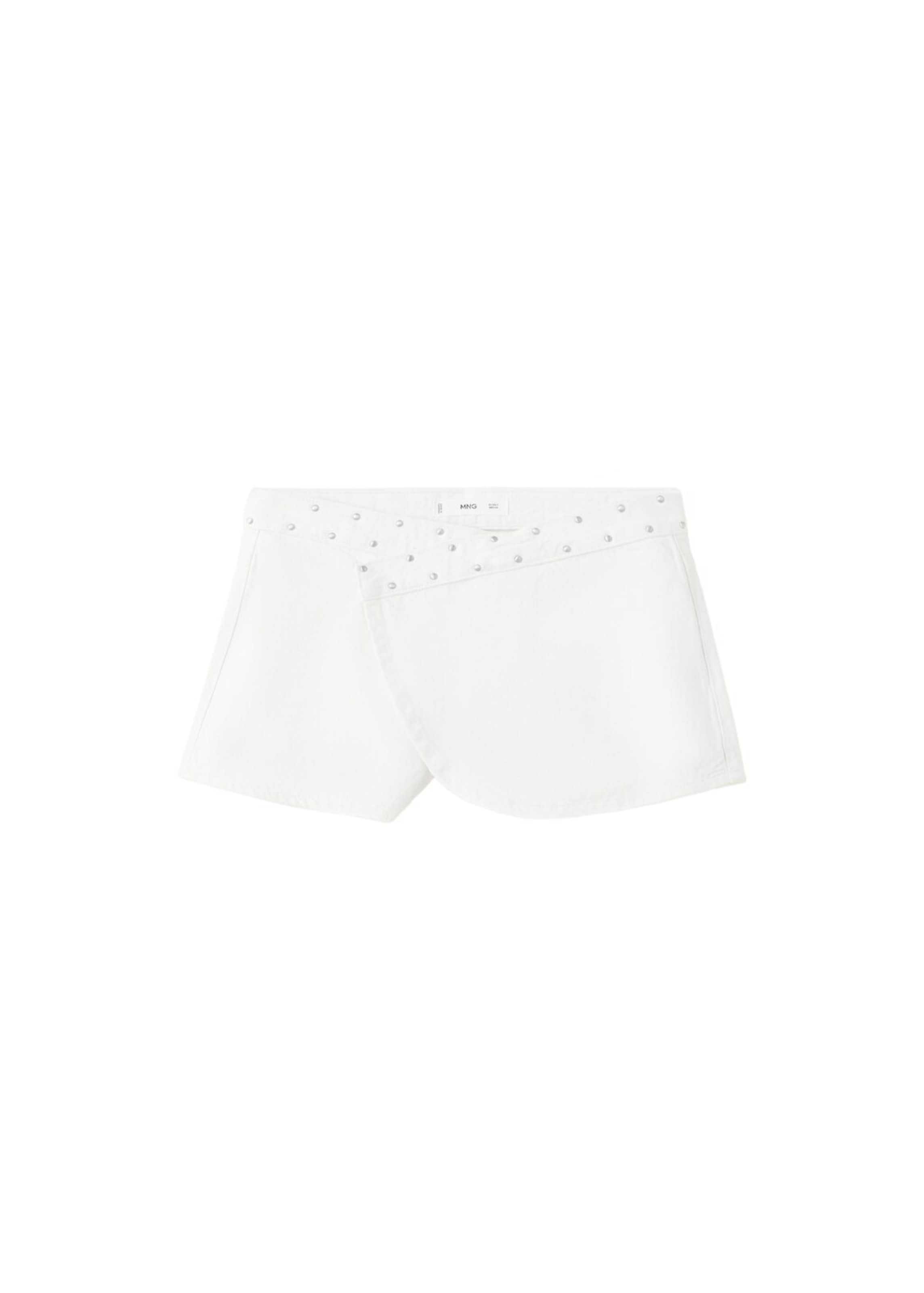 MANGO TEEN Skirt in White: front