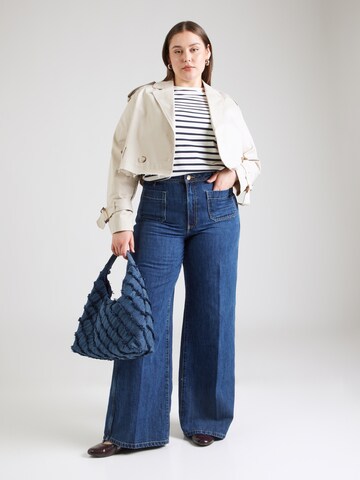 ONLY Carmakoma Shirt 'CARNEW SOPH' in Wit