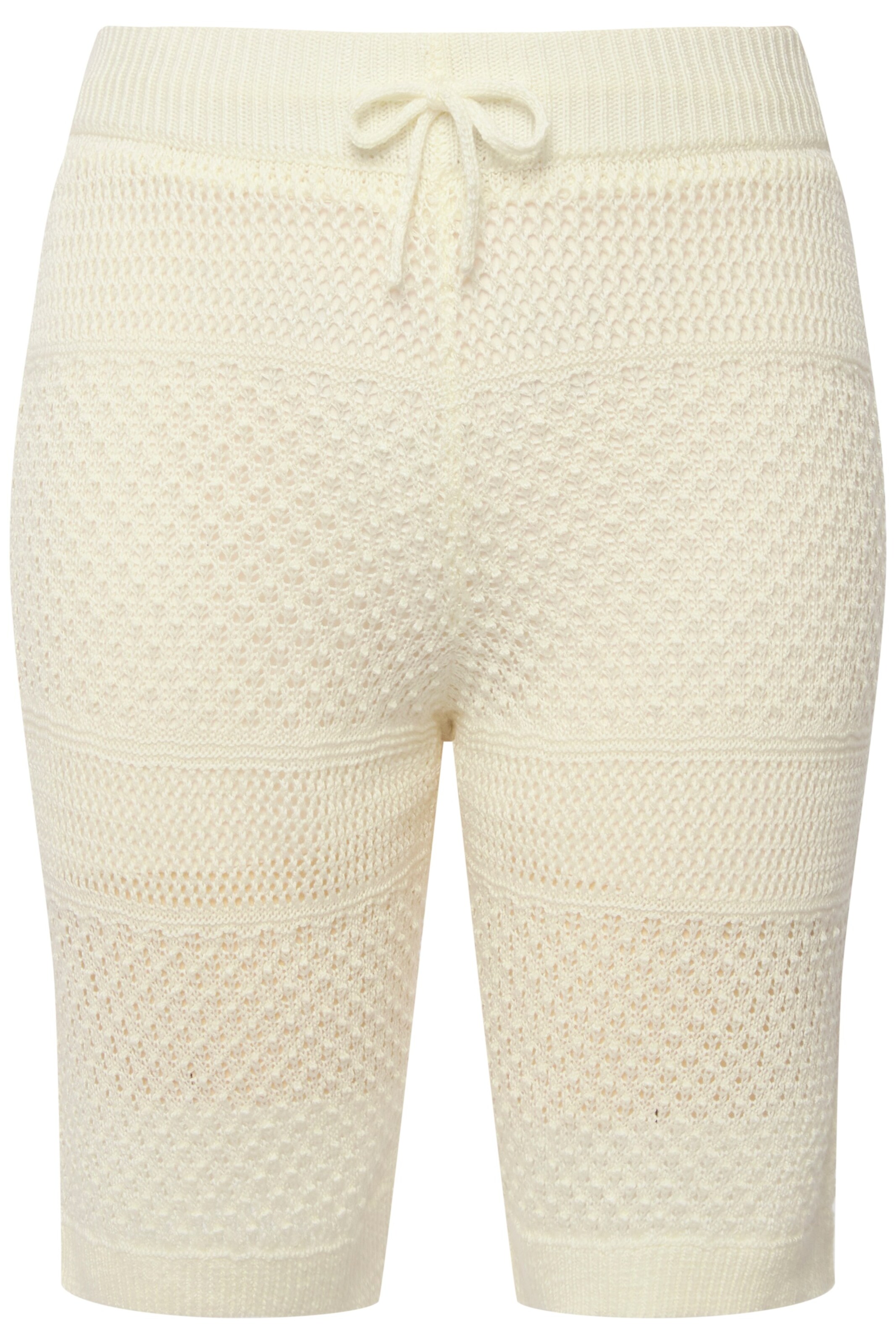 Ulla Popken Slimfit Hose in Beige: Vorderseite
